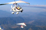 In formation over Pokhara